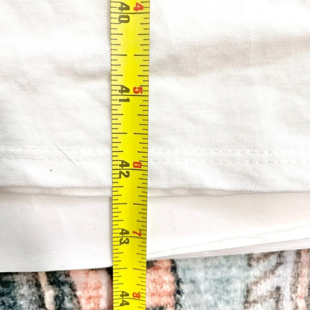 Zara Womens Midi T-Shirt Dress S White Wrap Minimalist Classic Capsule Timeless - Picture 6 of 9